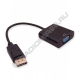 Переходник шт. DISPLAYPORT - гн. VGA 25см HD82