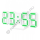 Часы PERFEO LUMINOUS 2 PF_B4922 БЕЛЫЕ с зелёной подсветкой PF_6111