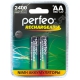 Аккумулятор PERFEO R6/AA/2400 mAh ( 2/40 )