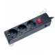 Сетевой фильтр PERFEO POWER+ PF-PP-3/1,8-B PF_A4665 3 розетки 1,8м СЕРЫЙ