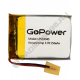 Аккумулятор Li-Pol GoPower LP503040 550mAh 3.7V с защитой (1/10/250)