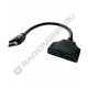 Переключатель гн. 2*HDMI - шт. HDMI 0,3м 5-870 A1771 0,3