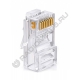 Штекер 8p8c RJ45 сквозной на кабель 6-008Т