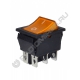 Переключатель KCD4-604AA2 6pin ON-OFF жёлтый 185-130