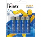 Батарейка MIREX LR6 ( 4/48/480 ) блистер АЛКАЛИНОВАЯ