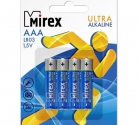 Батарейка MIREX LR03 ( 4/96/960 ) блистер АЛКАЛИНОВАЯ