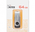 USB флэш-накопитель MIREX 64GB SWIVEL BLACK