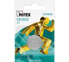 Батарейка MIREX CR2032  ( 1/60/360 )