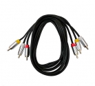Шнур шт. 3RCA - шт. 3RCA 1,5м (5-306 1.5)