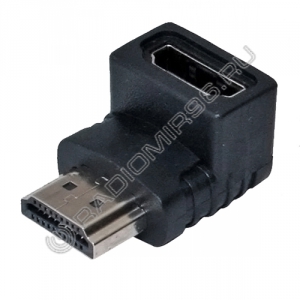 Переходник гн. HDMI - шт. HDMI угловой