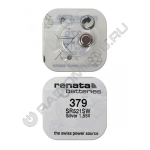 Батарейка RENATA SR379 / 521 / G0 (1/10/100)