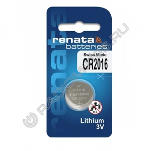 Батарейка RENATA CR2016 ( 1/10/300)