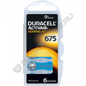 Батарейка DURACELL ZA675 / PR44 1.45V ( 6/120 )