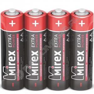 Батарейка MIREX R6 ( 2/4/60/1200 ) shrink СОЛЕВАЯ