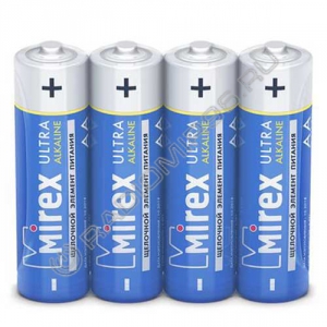 Батарейка MIREX LR6 ( 4/40/720 ) shrink АЛКАЛИНОВАЯ