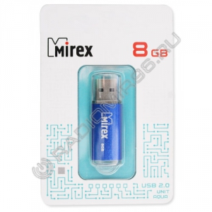 USB флэш-накопитель MIREX 8GB UNIT AQUA