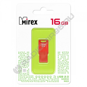 USB флэш-накопитель MIREX 16GB MARIO RED