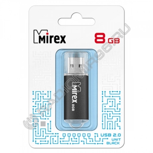 USB флэш-накопитель MIREX 8GB UNIT BLACK