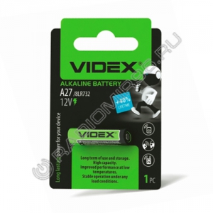 Батарейка VIDEX A27 BL1 (1/12/240)