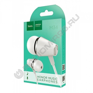 Наушники с микрофоном HOCO M34 БЕЛЫЕ