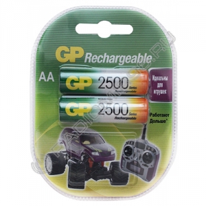 Аккумулятор GP R6/AA/2500mAh BL*2 (2/20/200)