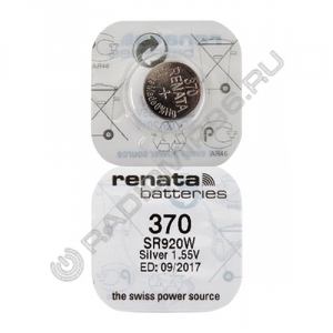 Батарейка RENATA SR370 / 920 / G6 (1/10/100)