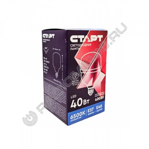 Лампа светодиодная СТАРТ LEDT80 E27 40W 400Вт 40