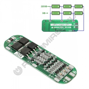 Контроллер заряда li-ion аккумуляторов BMS 3S 20A 12.6В M4015-1
