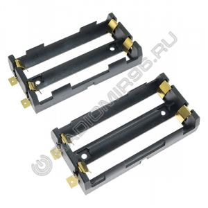 Батарейный отсек 2*18650 на плату HB2S-SMD FUT-18650-2