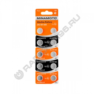 Батарейка MINAMOTO G13/LR1154/LR44/357/A76 (10/200)