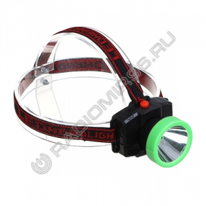 Фонарь 1 LED налобный 3AA 221-036 РОКОТ