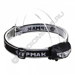 Фонарь 2LED + СОВ налобный 3AAA 221-029 ЕРМАК