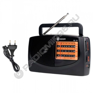 Радиоприёмник DEESPI RE-20/308 чёрный