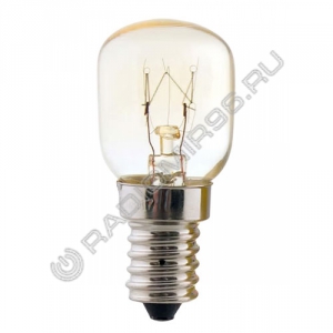 Лампа накаливания СТАРТ 25Вт Е14 для печей ТЕРМОСТОЙКАЯ