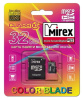 microSDHC MIREX 32GB с адап. class 10